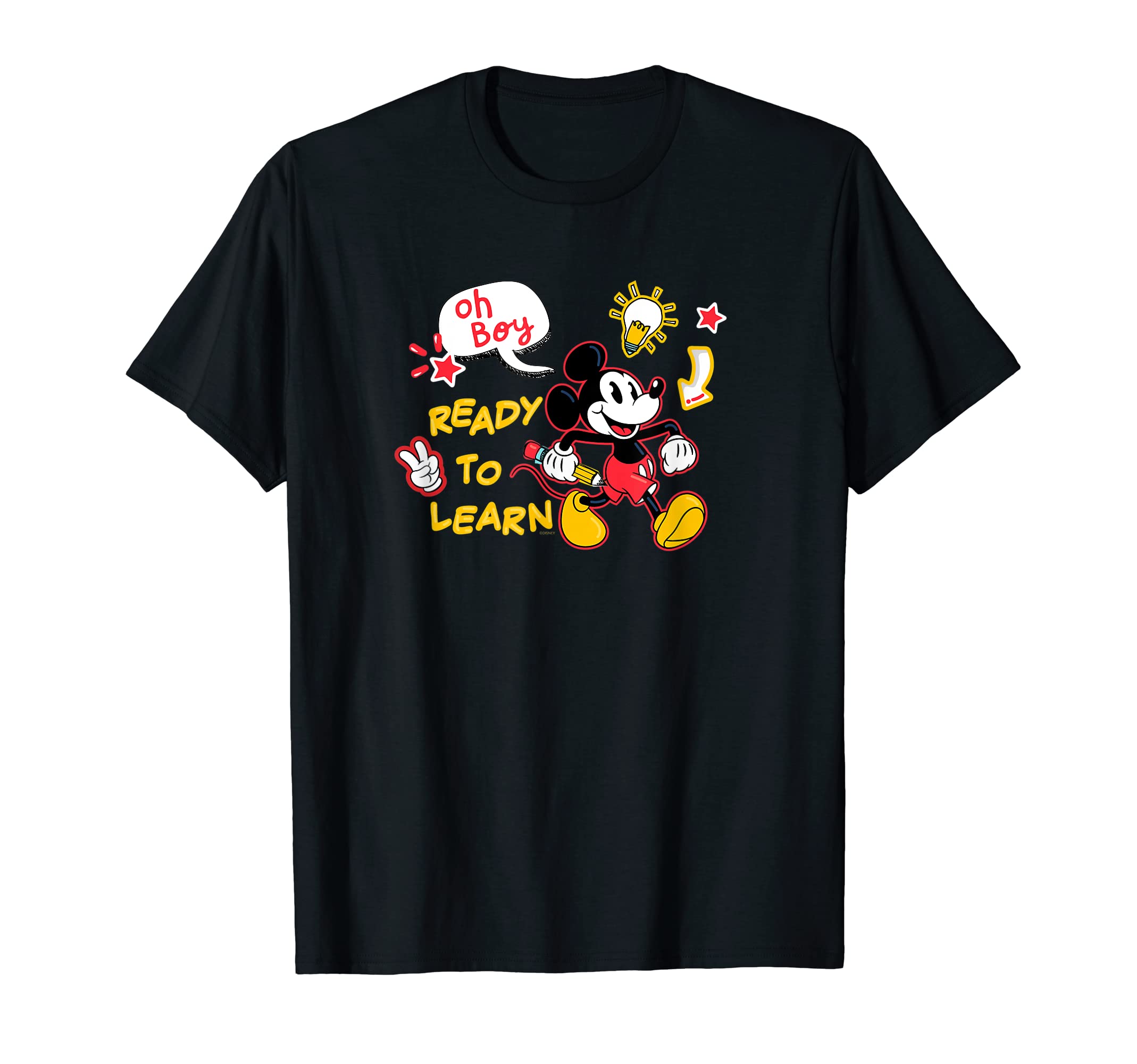 Disney Mickey Mouse Oh Boy Ready to Learn T-Shirt