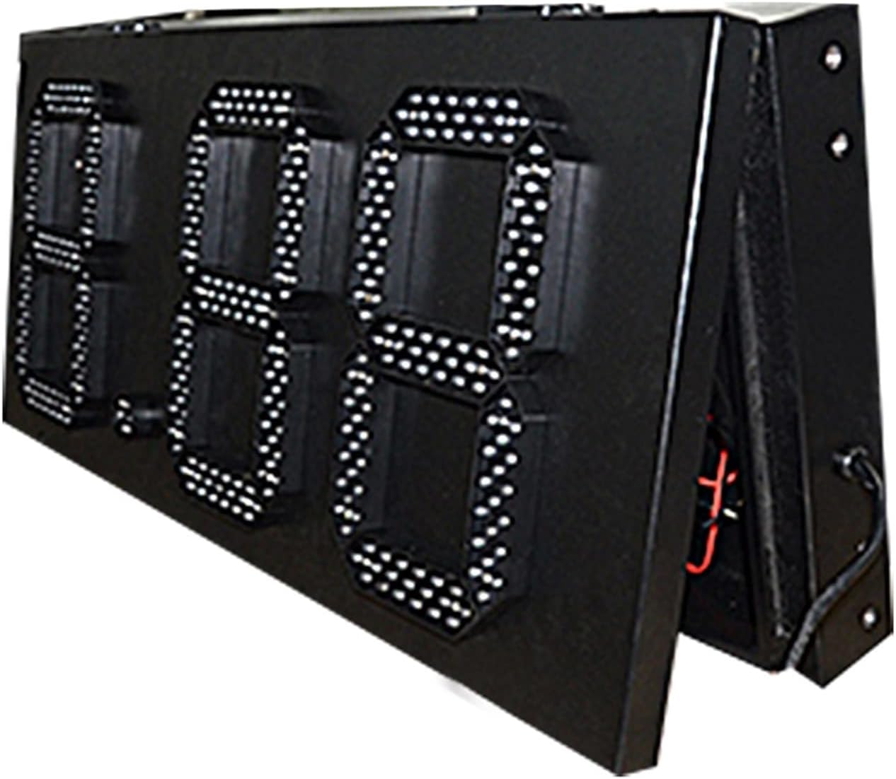 Protable Gym Timer Hot 12 Inch Rainproof White 8.88 Format Led Oil Price Sign LED Outdoor Di-splay Panel Gas Station LED Digital Gas Price Sign Outdoor Digital Visibility (Color : 3 Digit Countdown)