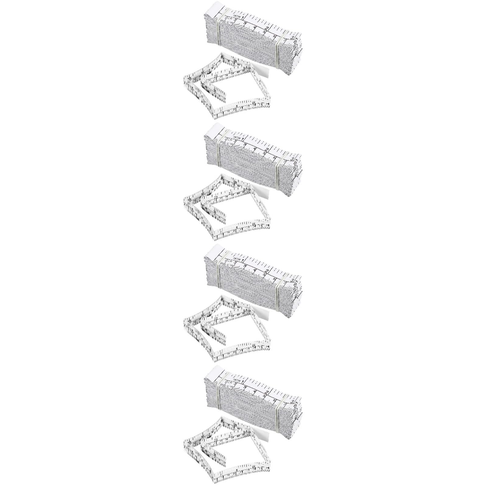 NUOBESTY 4 Set Carta Per Misurazione Ferite Strumenti Misurazione Per Corpo E Chiara 25 Pezzi * 4