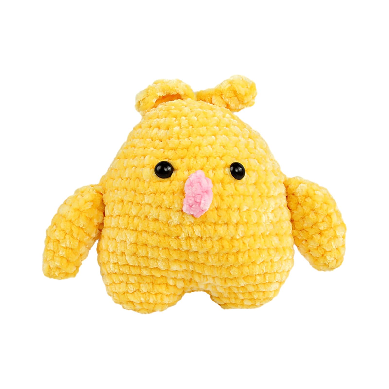 HZGFNBZ Kits for Beginners with Yarn for Crocheting Animal Dolls Sewing Package Knitting Tools Crochet