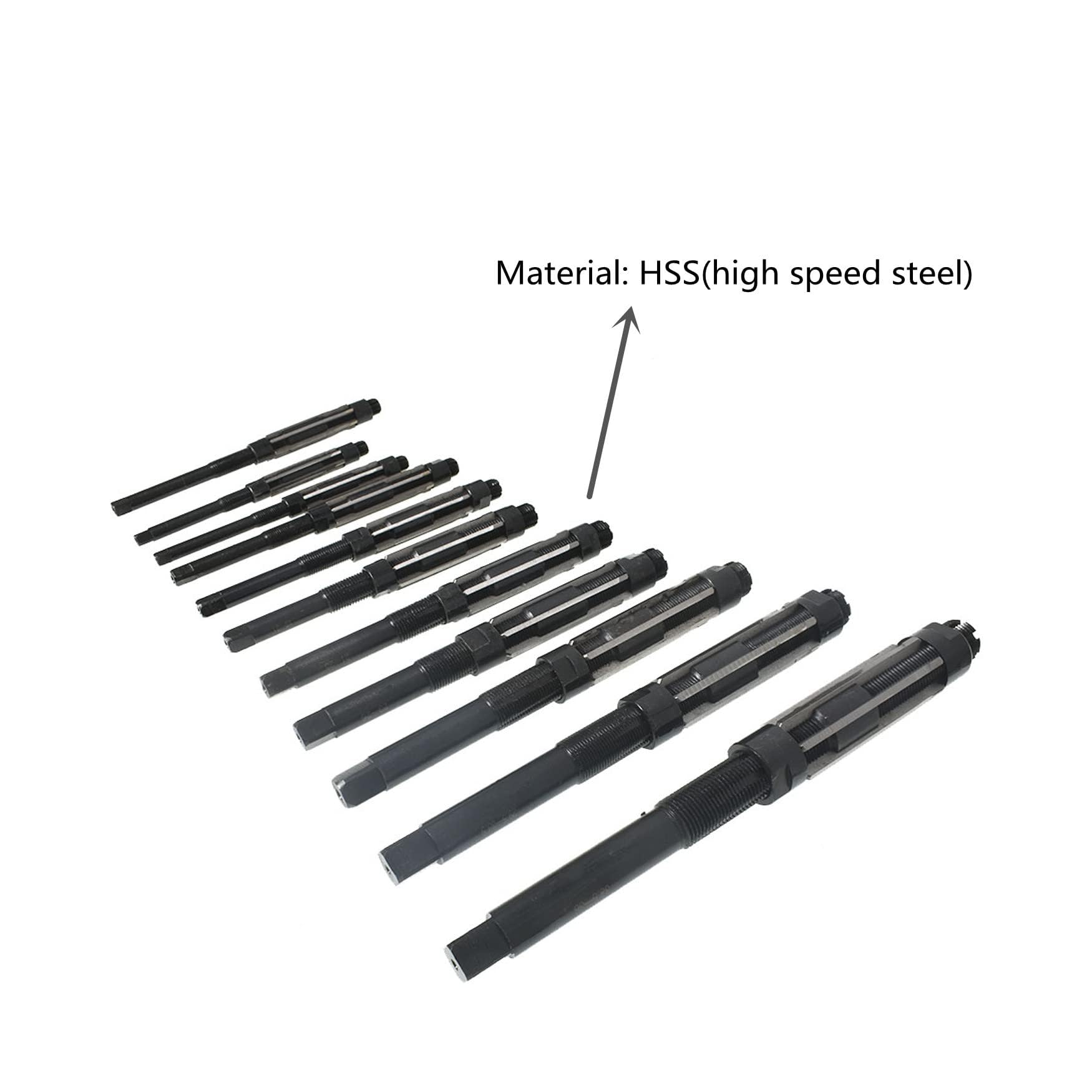 High Speed Steel Reamers - 11 Adjustable Sizes -4
