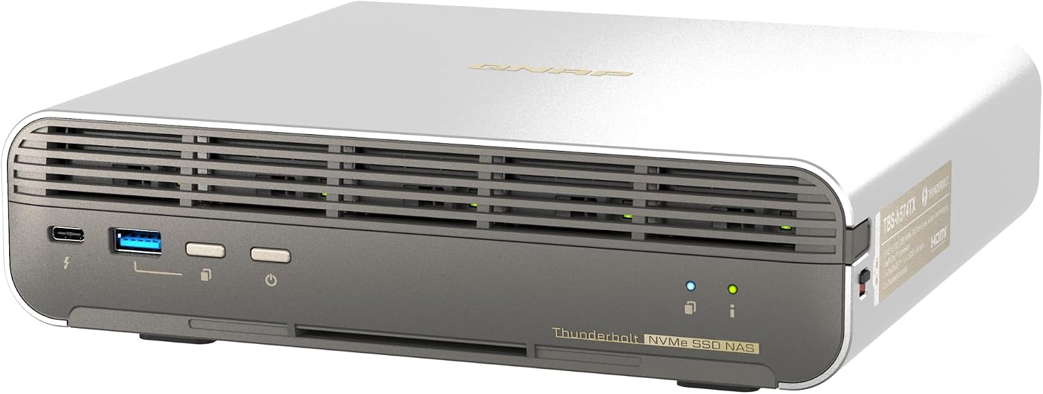 QNAP TBS-h574TX-i5U-16G 5-Bay Portable Thunderbolt 4 All-Flash NASbook