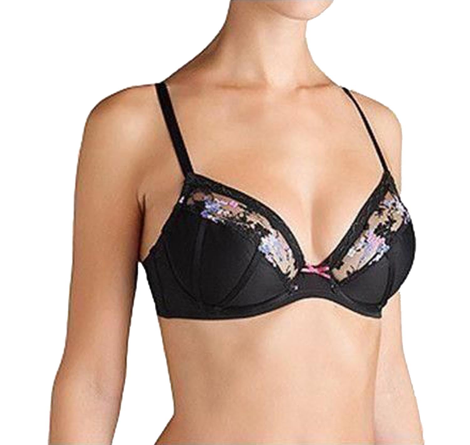 Triumph Beauty-Full Twist W Underwired Full Cup Plunge Bra Black (0004) 30D