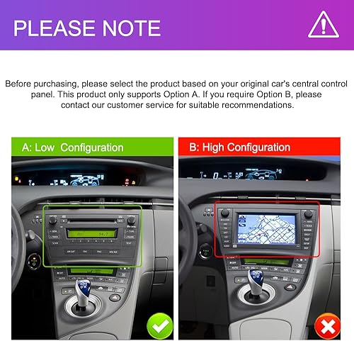 Miniatura 2 de [HiFi] Radio de coche para Toyota Prius 2010-2015, Android 13 9 pulgadas 5G WiFi pantalla táctil Radio compatible con Carplay/Android Auto