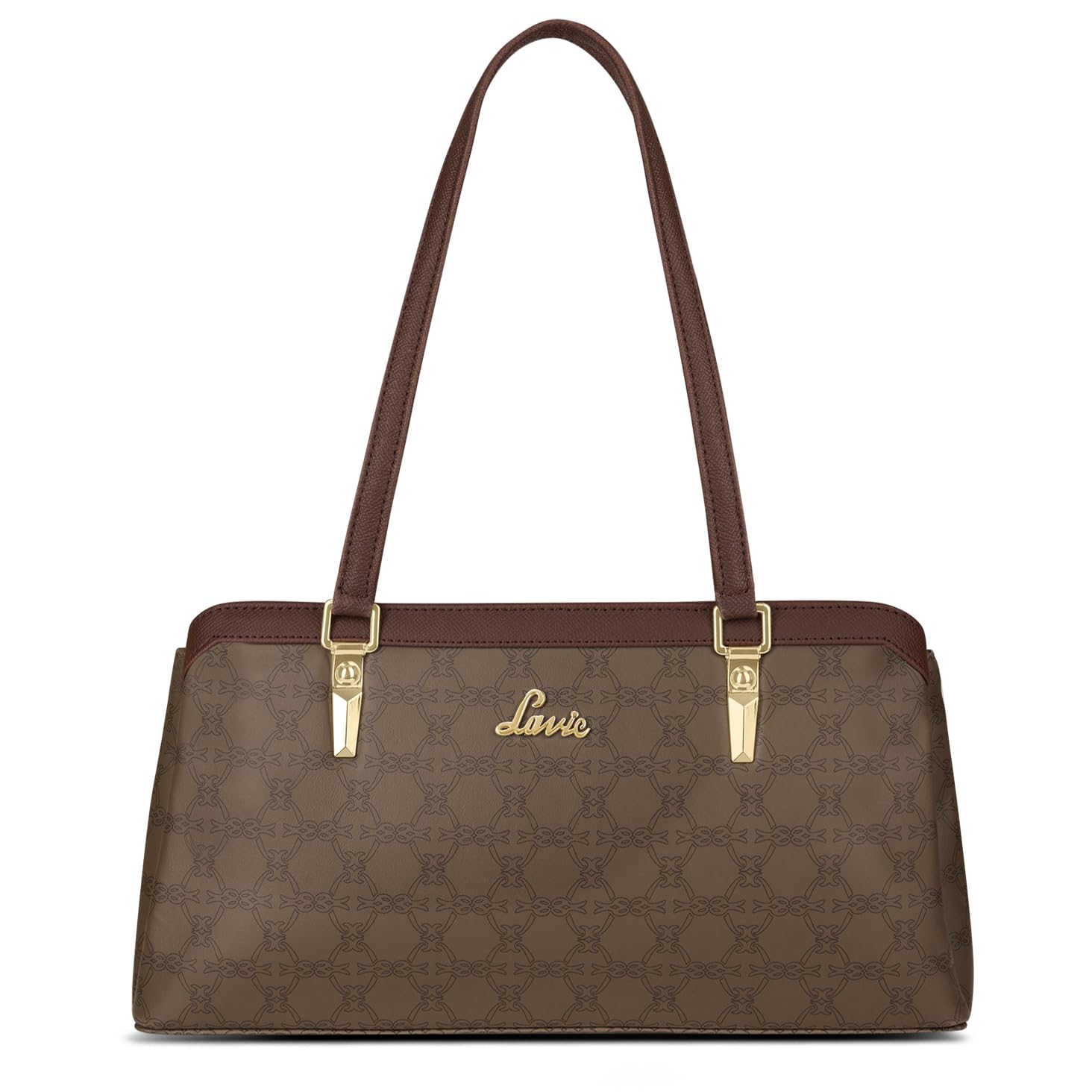 Women's Monogram Ayra 3-Compartment Horizontal Bag | Handbag for Work | Ladies Purse | Stylish Shoulder Bag | Gift For Women-image-31