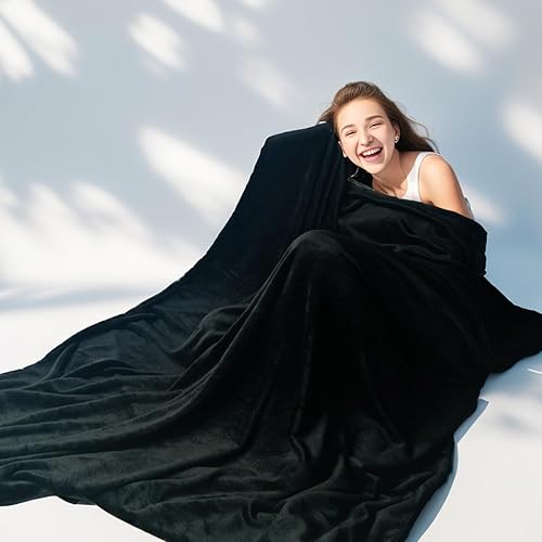 Miniatura 6 de Bucephalus Manta de tamaño individual de 60 x 80 pulgadas, manta de forro polar suave y ligera para sofá, cama, manta acogedora de microfibra de 300