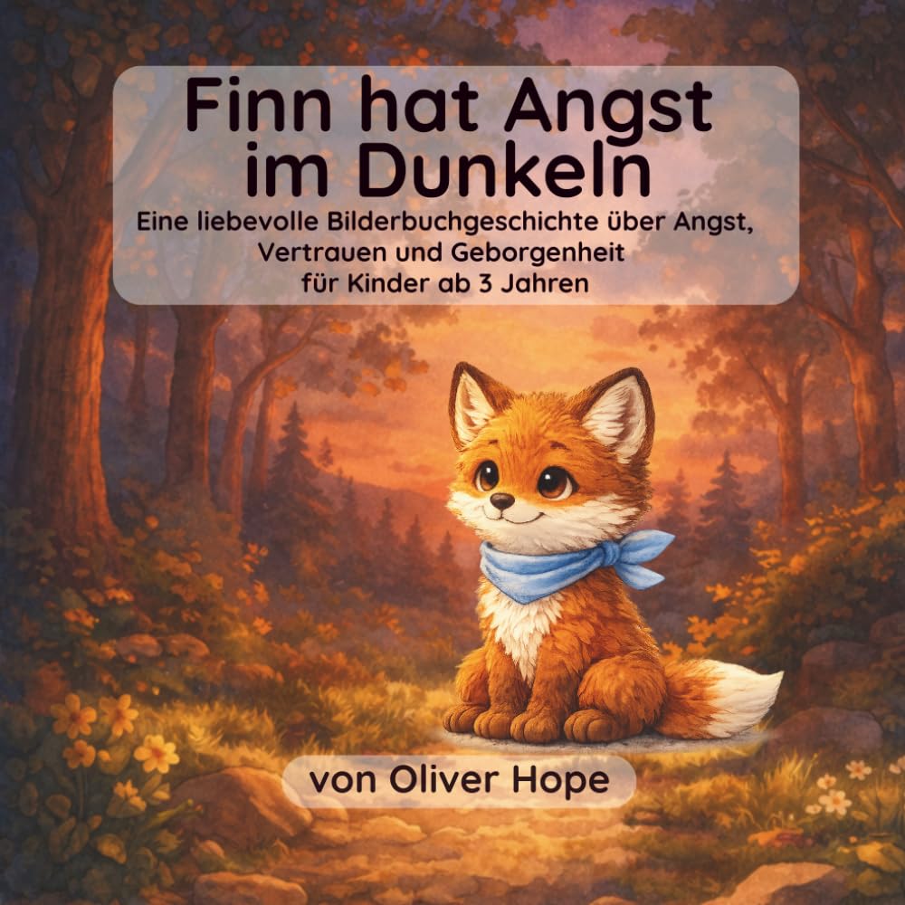 Finn hat Angst im Dunkeln: Eine liebevolle Bilderbuchgeschichte über Angst, Vertrauen und Geborgenheit für Kinder ab 3 Jahren (Die kleinen Finn Geschichten)