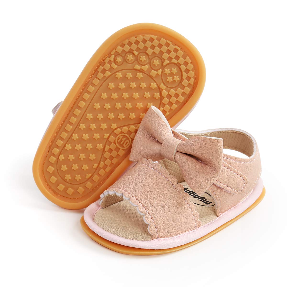 RVROVIC Baby Boys Girls Sandals Premium Infant Summer Outdoor Shoes PU Lightweight Soft Anti-Slip Sole Toddler Prewalker