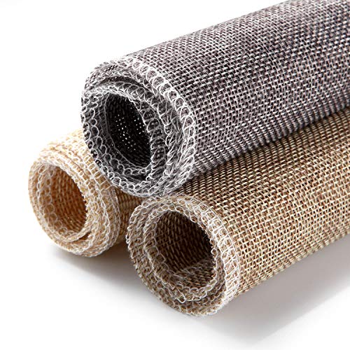 3 Piezas Telas de Punto de Cruz Tela de Lino Natural de...