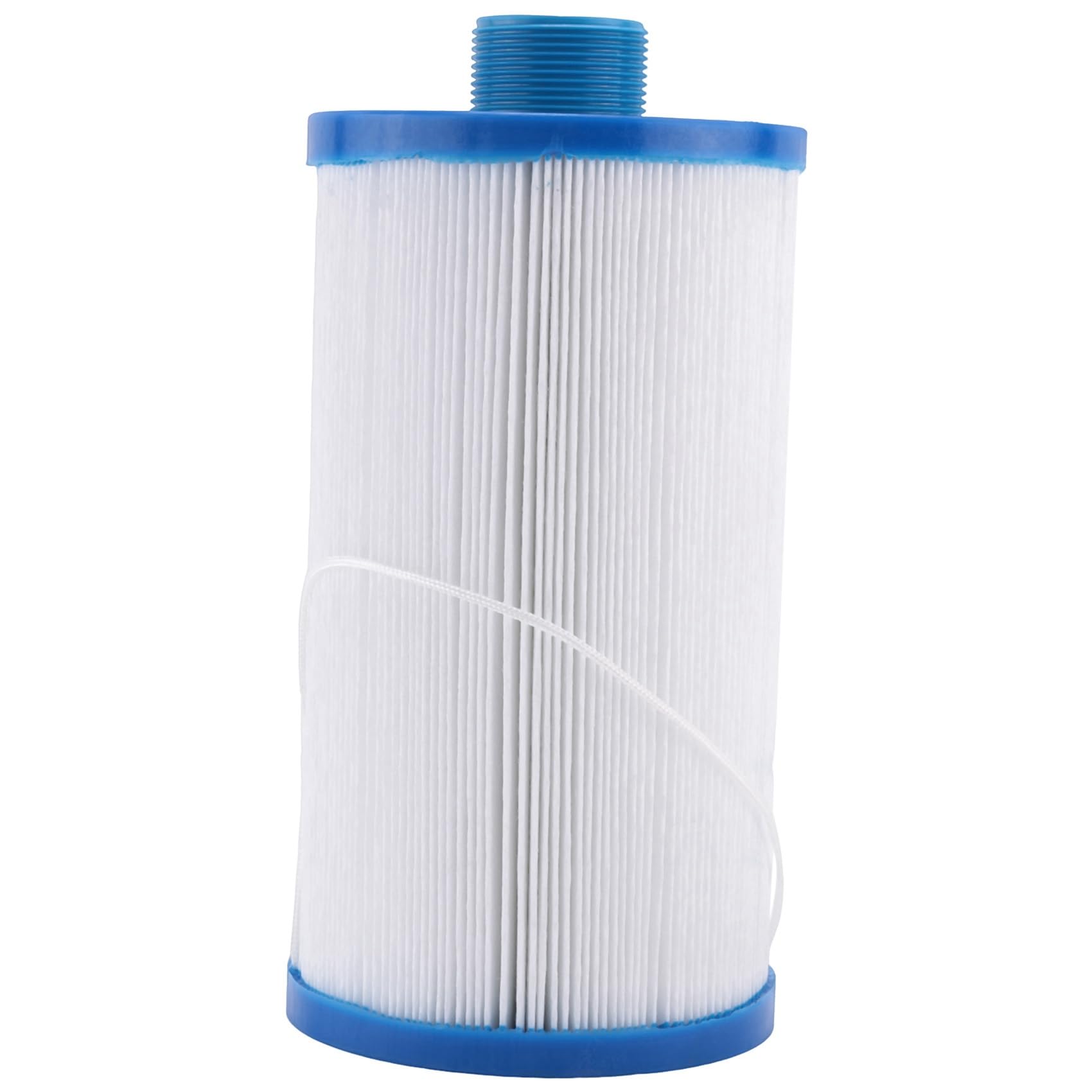 Cosmin Spa Filter Compatible with 303279, FC-2402, for AquaTerra, Dream Hot Tub Filter, Pool Filter, 1/2Inch Fine Thread White + Blue Plastic