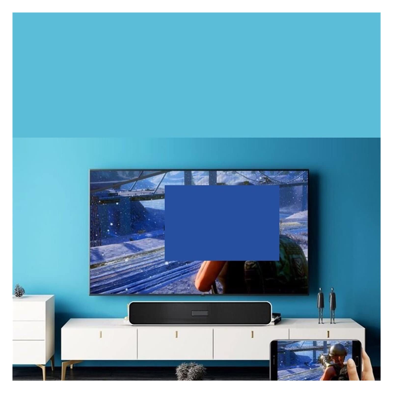 Barra de sonido E91D de subwoofer largo con altavoz Bluetooth para ordenador, TV, teléfono móvil