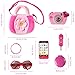 SainSmart Jr. Toddler Purse My First Purse with Pretend Play Set for Princess 9 PCS, Pink