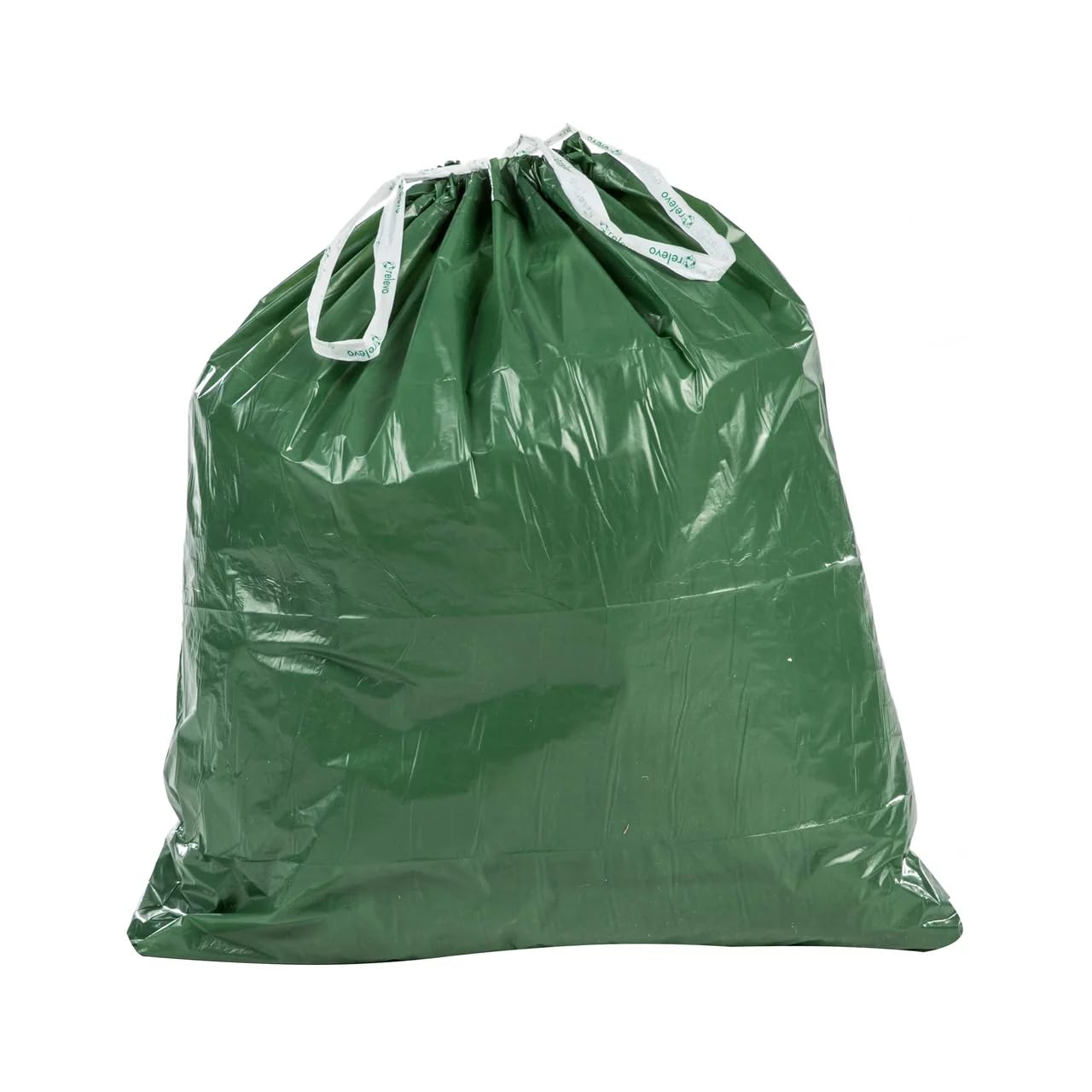 RELEVO - Bolsas de basura 100% recicladas, 30 L, 15 unidades, 6 unidades
