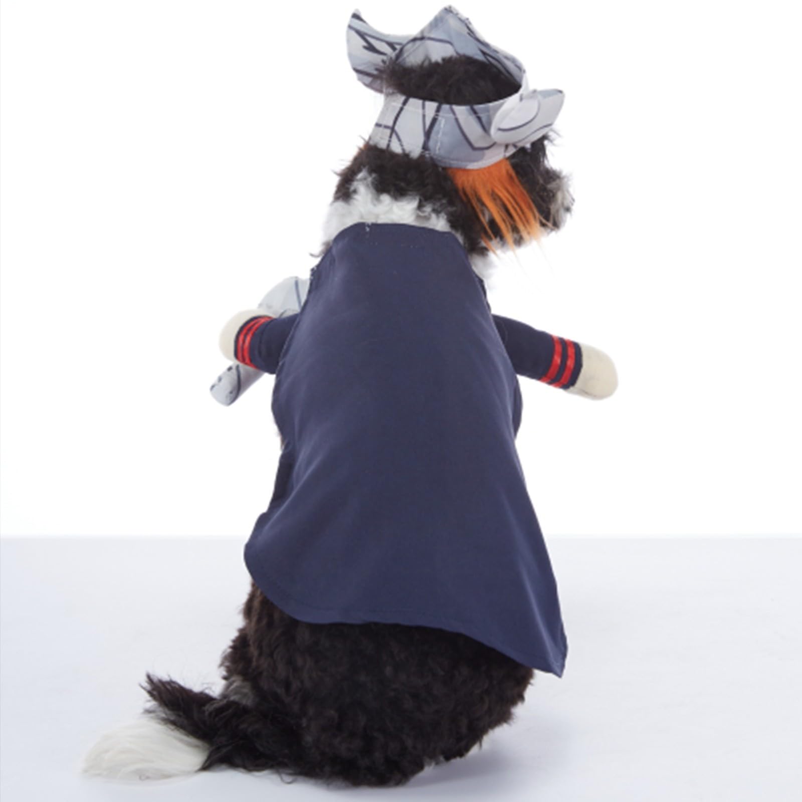 Cat Clothes Stitch Dog Hoodie Blue Velvet Costume For Large Dogs