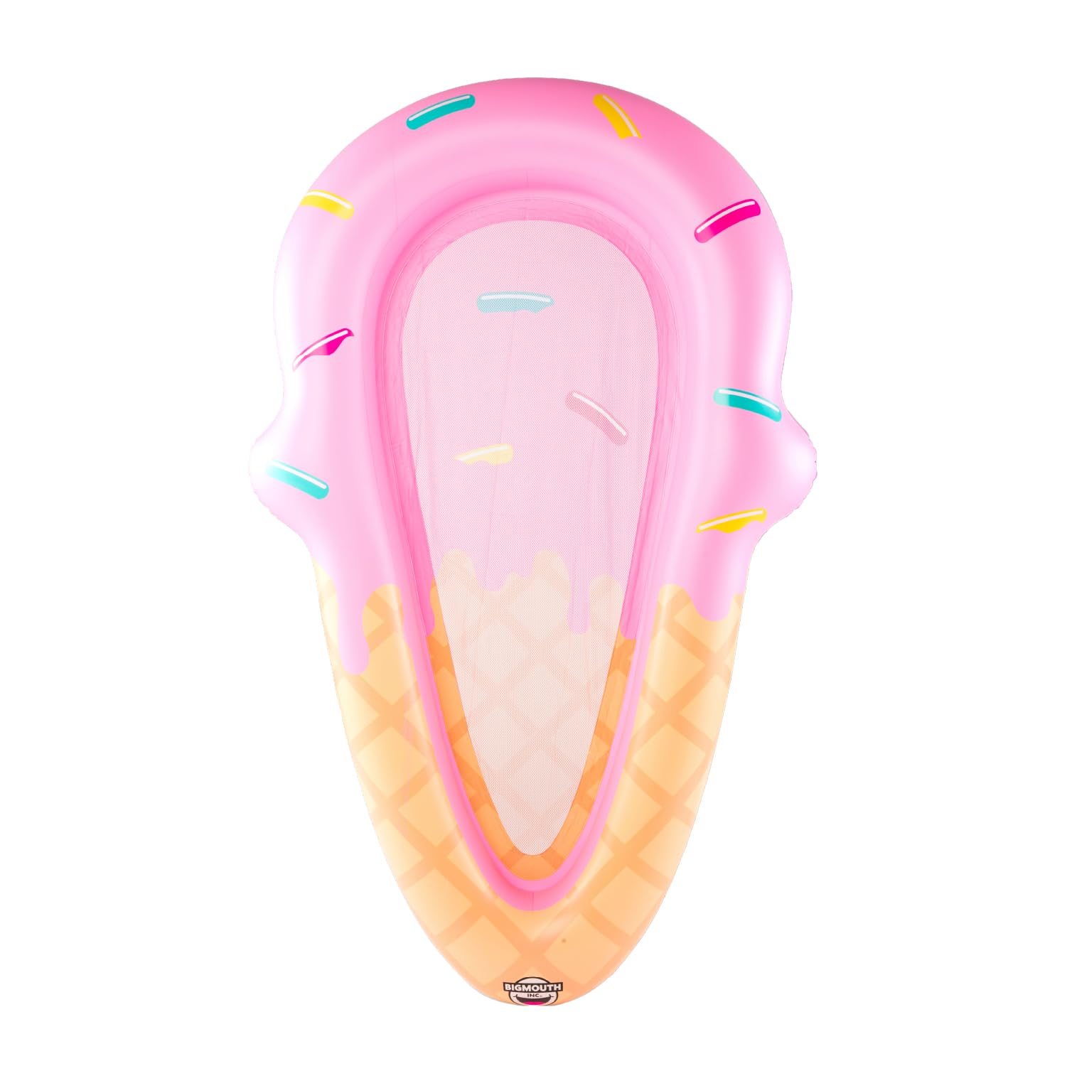 BigMouth Inc. Large Funny Inflatable Raft, Guarded Sides & Headrest, 6 ft Long Heavy Duty Pool Float