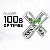 Vista 3 de Energizer Recarga pilas AA recargables universales (paquete de 2), baterías recargables dobles A