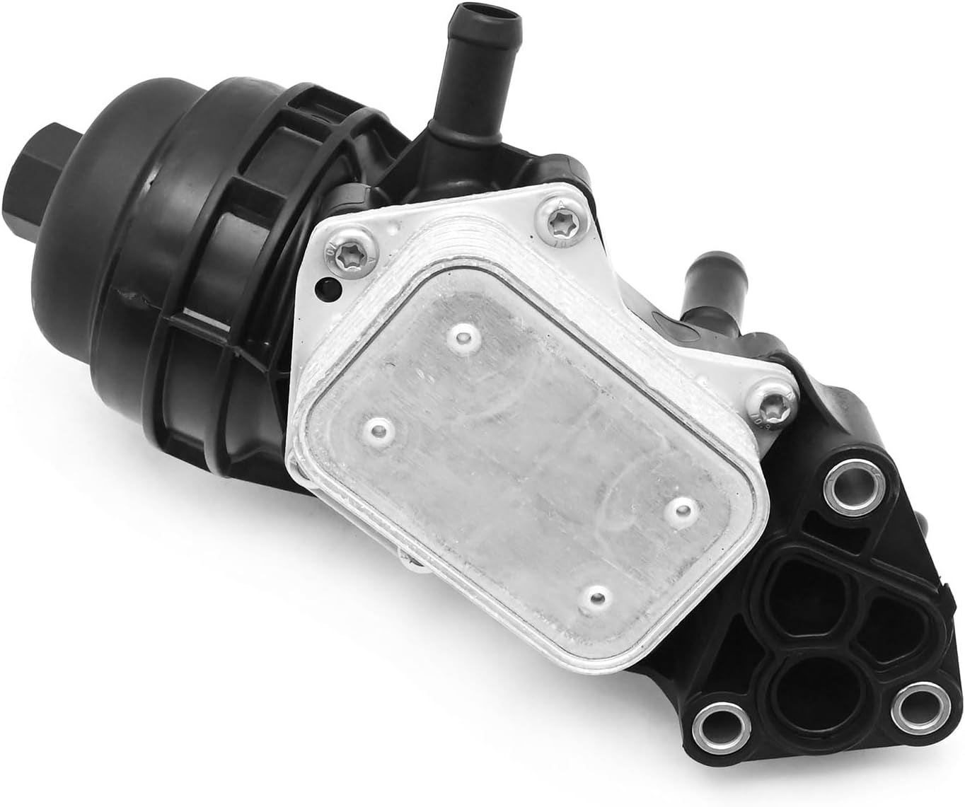 EATAKWARD 2701800810 Engine Oil Filter Housing with Gasket, Replacement for Mercedes-Benz A35 AMG 2020-2021, A220 2019-2021, GLB250 2020-2021, GLA45 AMG 2015-2019, CLA250 2014-2021, GLA250 2015-2020