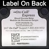Amazon Com On Call Express Diabetes Testing Kit Blood Glucose Meter 10 Blood Test Strips 1 Lancing Device 30g Lancets Control Solution Carrying Case Log Book Black Health Personal Care Amazon Com On Call Express Diabetes Testing Kit Blood Glucose Meter 10 Blood Test Strips 1 Lancing Device 30g Lancets Control Solution Carrying Case Log Book Black Health Personal Care