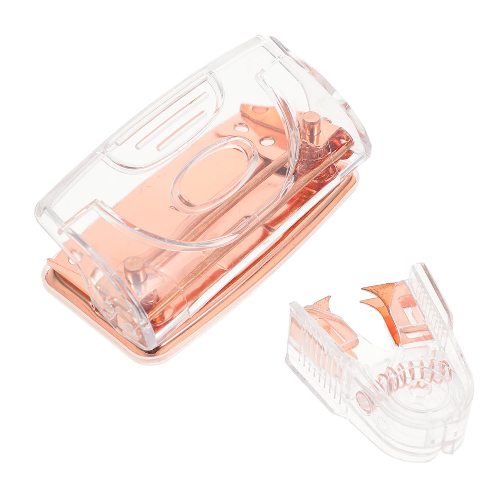 jojofuny 5 Set Hole Punch Nail Picker ufficio cucitrice fare leva buchi Cartoleria Punker tirapunti per ufficio Perforatore da 2 pollici perforatori buca Lega di alluminio