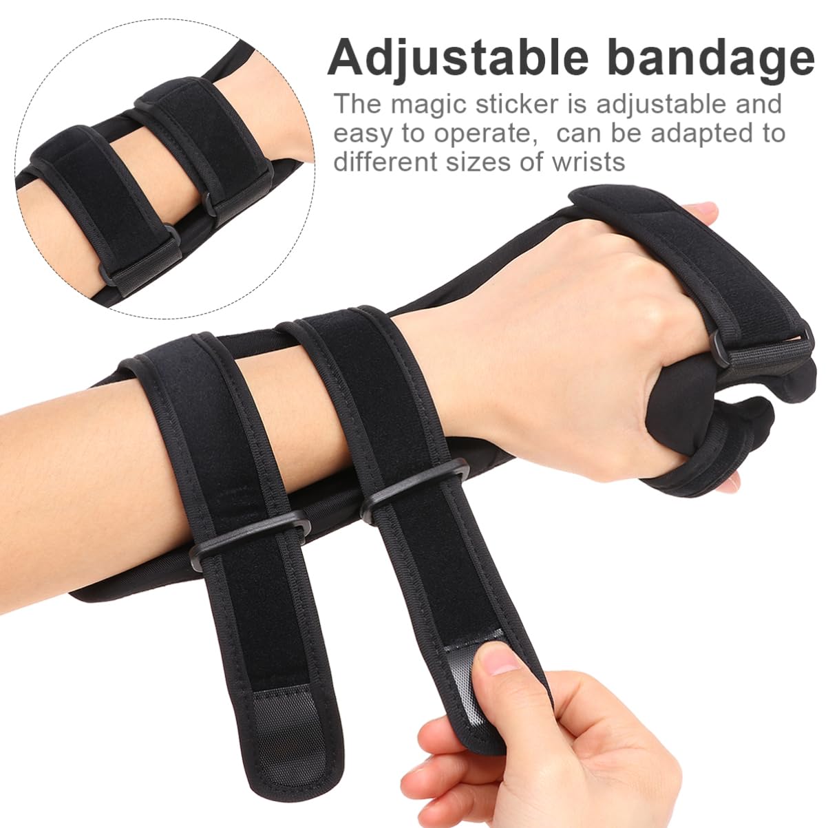 Didiseaon Wrist Fracture Fixation Plate for Left Hand Hand Injuries Fix Thumb Immobilizer Brace Glove