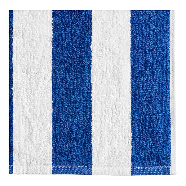 Oxford Cabana Stripe Beach Towels (Blue), Pack of 1 Dozen Size 30 x 70 Inches, 100% Cotton, Soft, Absorbent, Quick-Dry Towels for Pool, Beach, Resort & Commercial Use3