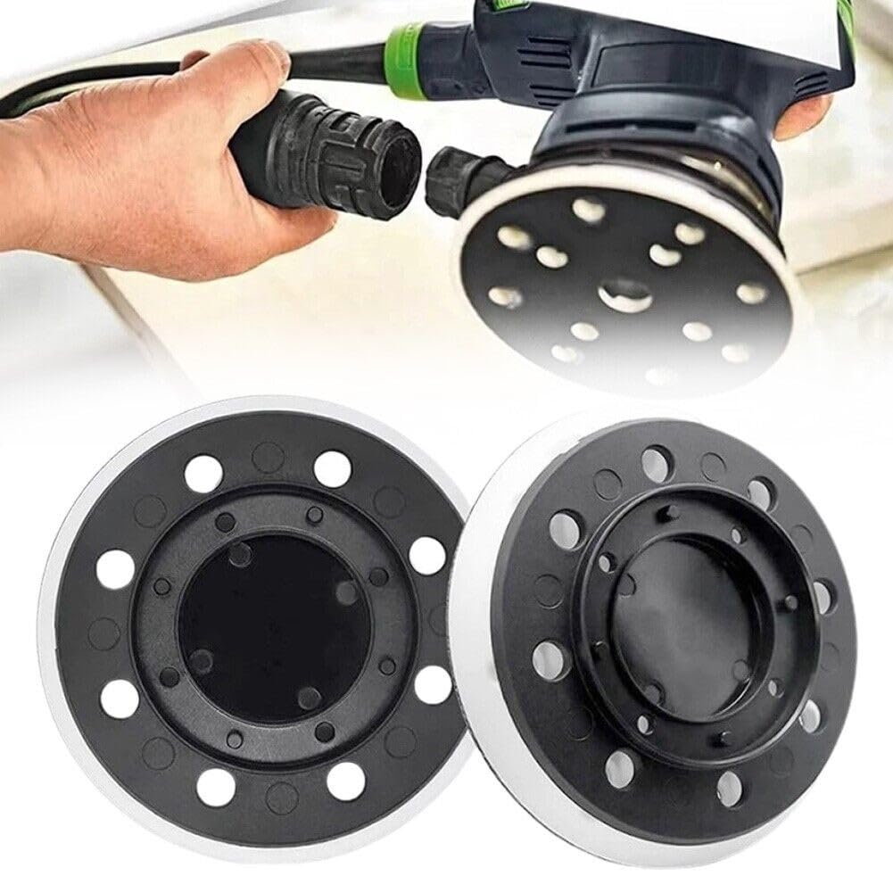 5 x Trade-Shop talerz szlifierski na rzep, talerz mocujący/talerz podporowy kompatybilny z Festool ES 125, ETS 125, ETSC 125 EQ, szlifierka mimośrodowa, zamiennik 492280
