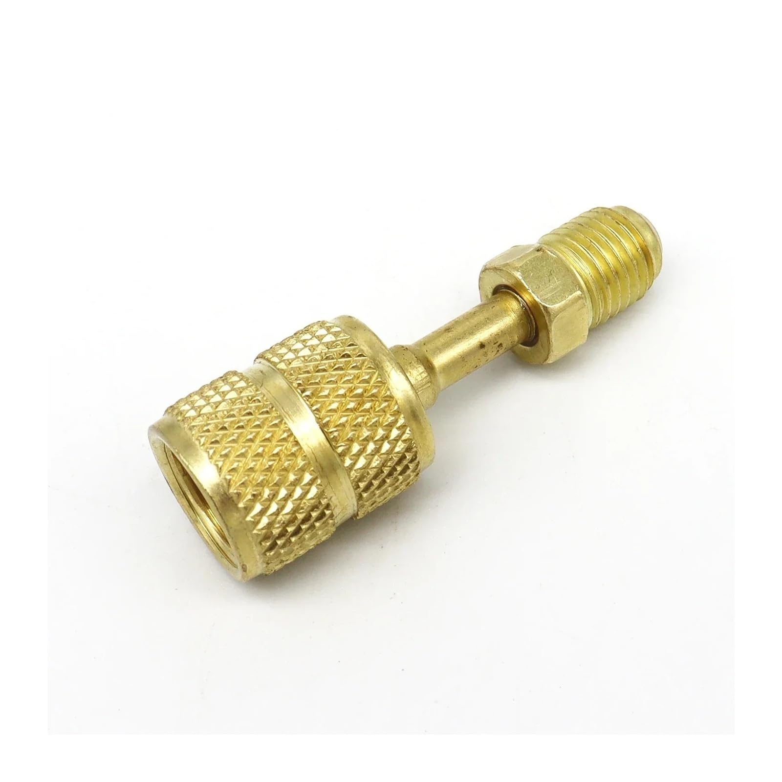 2 szt. adapter R410A 5/16″ SAE żeński do 1/4″ SAE Flare Brass HVAC Air Conditioner Refrigeration Charging Conversion Connector (2 szt. styl 2)