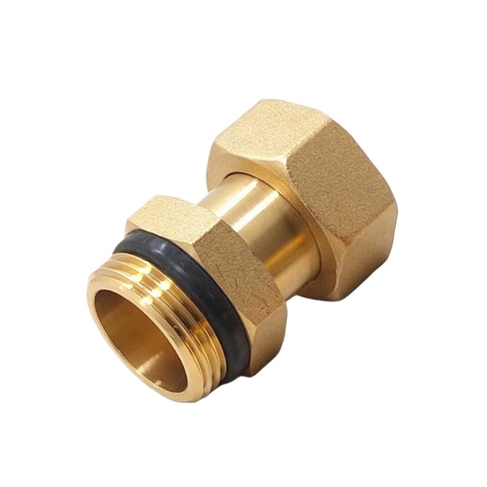 Conector de tanque de agua de latón, junta de silicona, adaptador de manguera for tubería de riego de jardín(3I4F X 1M 40mm)
