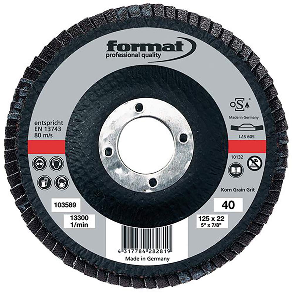 FORMAT - Disco Abras.En Abanico 125Mm K 60