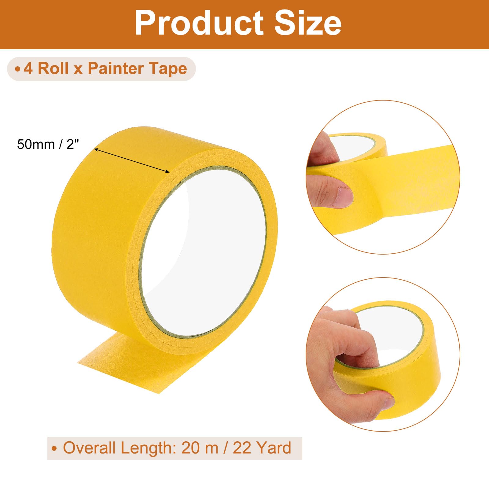 PATIKIL Masking Tape 2 Inch Wide - Image 2