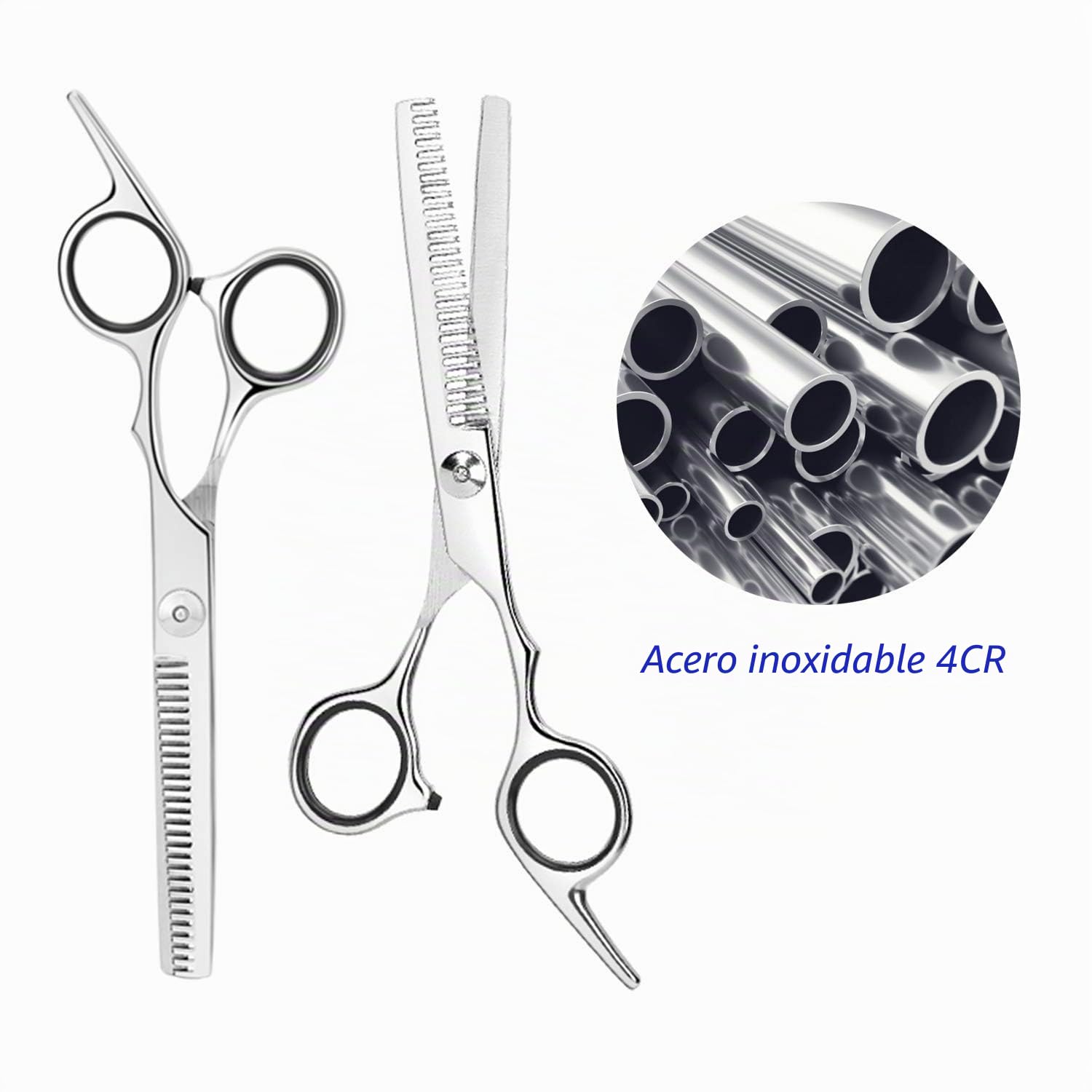 Tijeras Profesionales para Adelgazar el Cabello de Acero Inoxidable para Salón