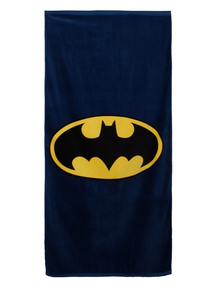 Elbenwald Batman Logo Beach Towel Poncho