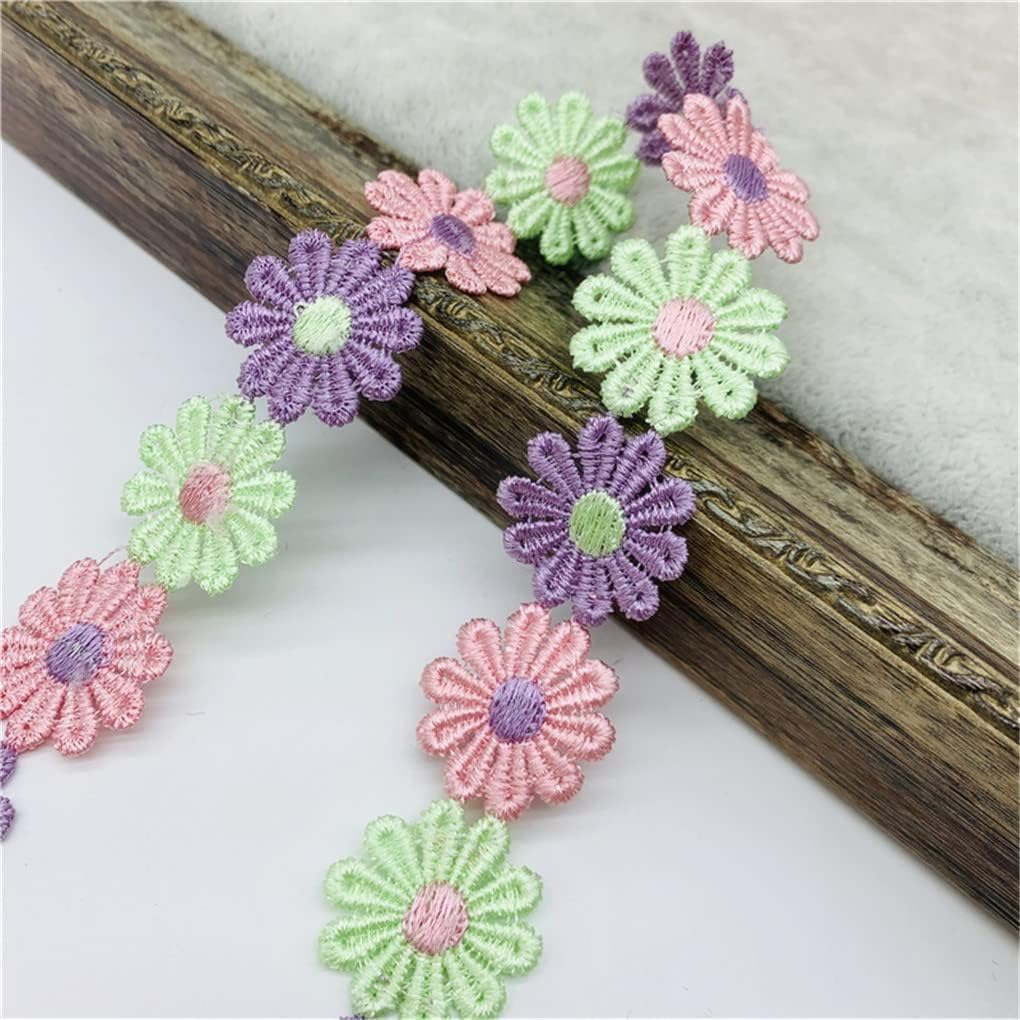 Spitzenband, 1 Yard 25 Mm Gänseblümchen-Spitzenbesatz