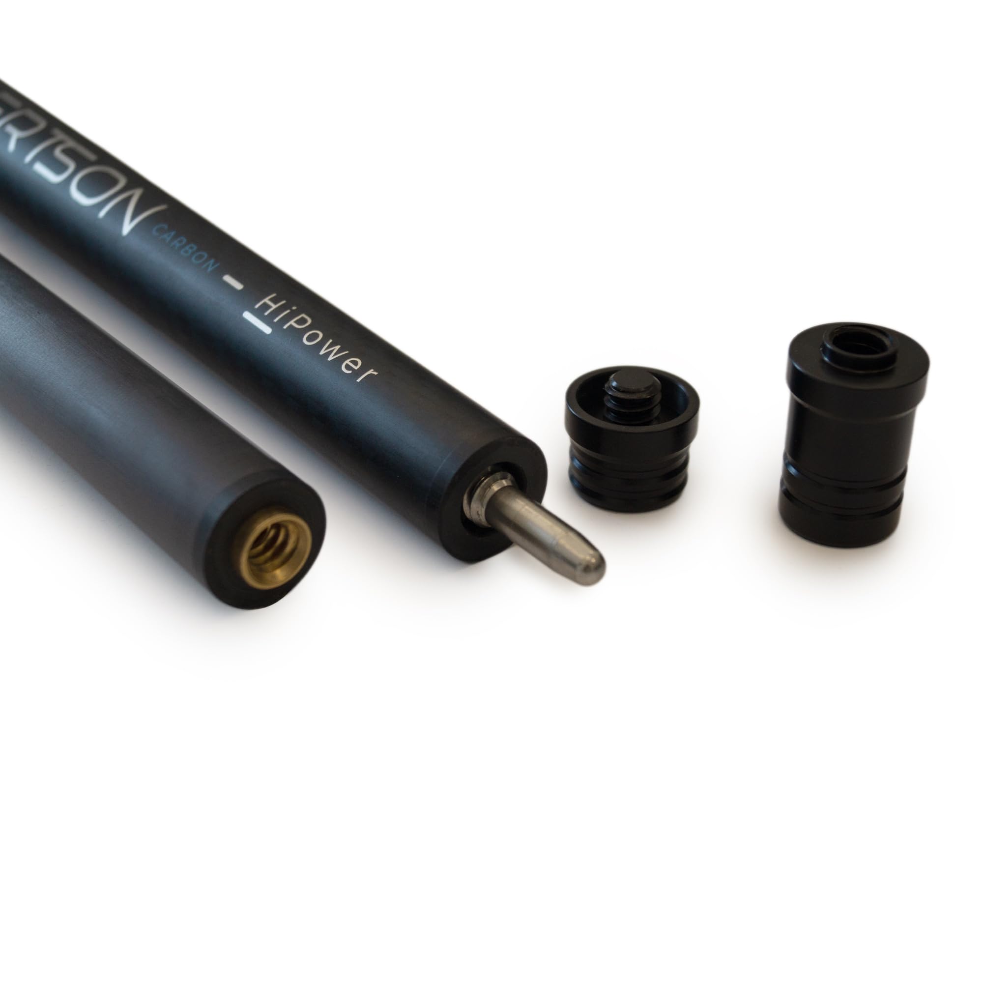 Robertson Carbon Break & Jump Queue HiPower, Profi Anstoß Cue 2-TLG. sowie Break + Jump 3-TLG für max. Power und Präzision im Poolbillard 13‘ Break-Tip, Quick Joint