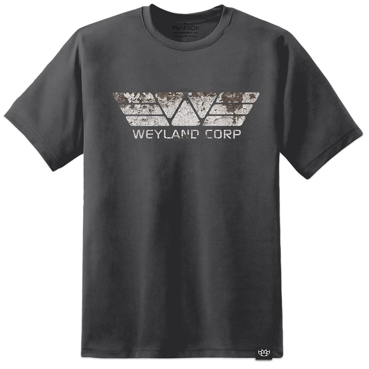 Prometheus Alien Movie T Shirt Weyland Yutani (S-2XL) (Large) Charcoal