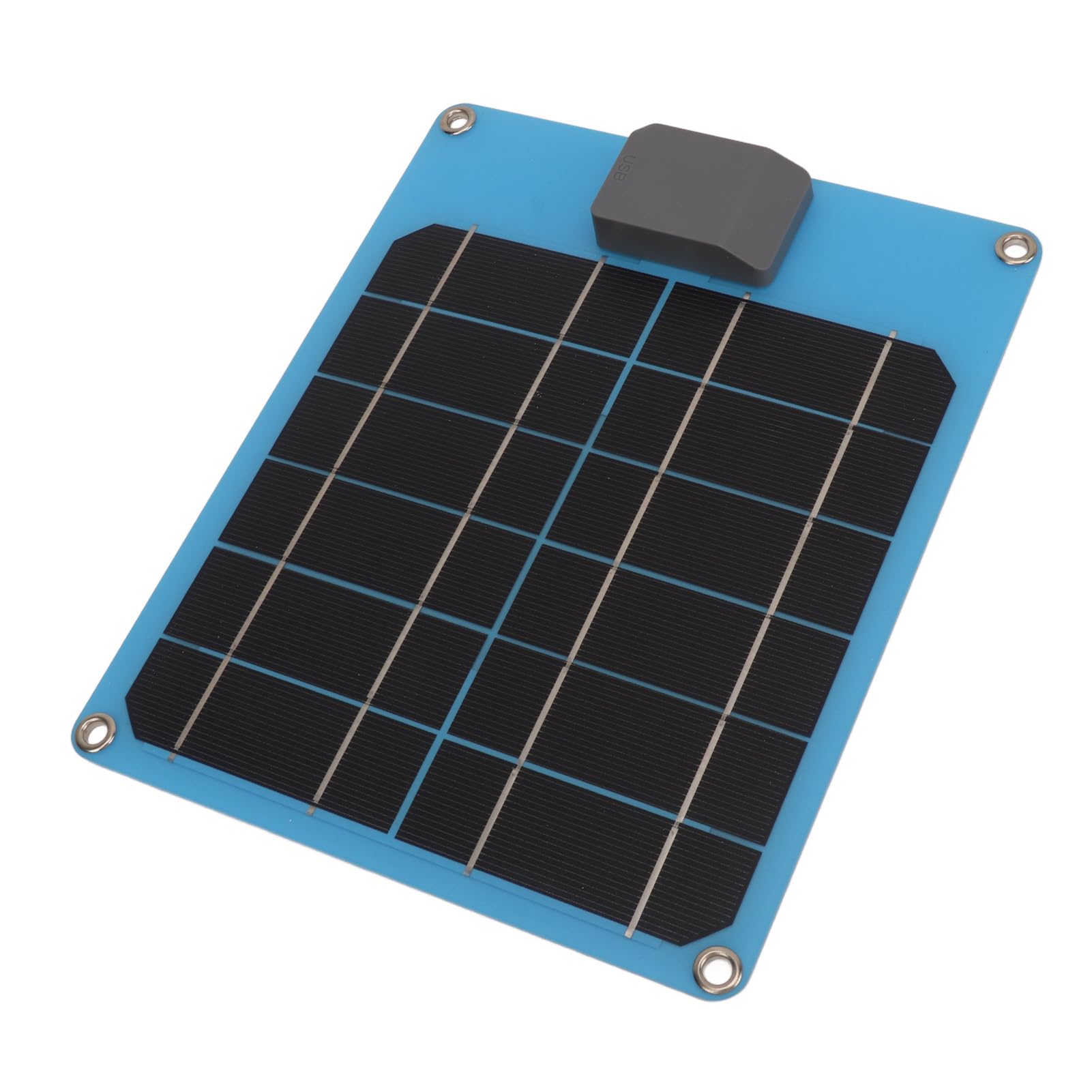 Kit Pannello Solare Monocristallino 5W 5V Uscita USB, Pannello
