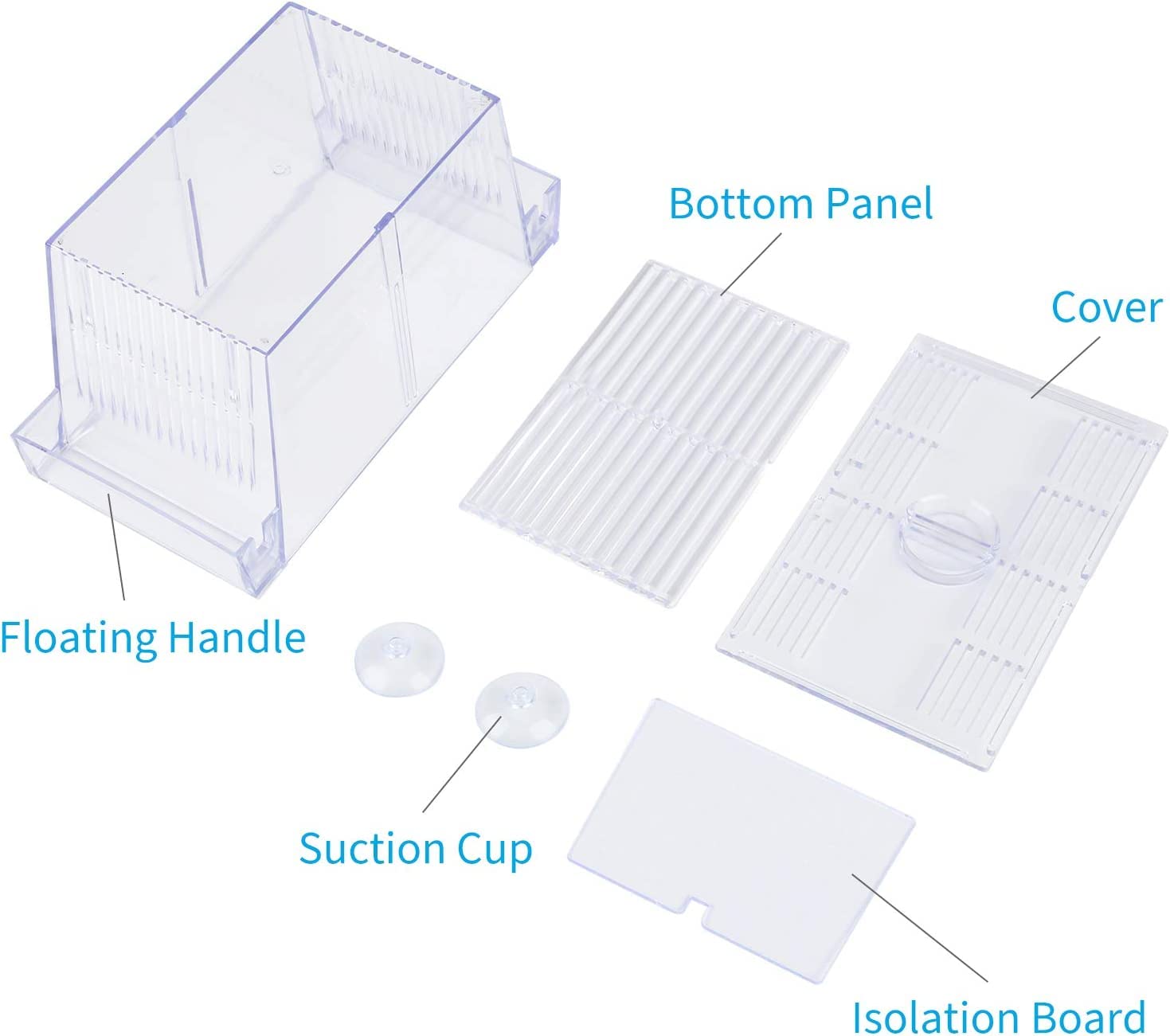 VAYINATO® Fish Breeding Box Tank Hatchery Incubator Aquarium Isolation Box for Baby Shrimp Guppy FH-101 By Petzlifeworld 1