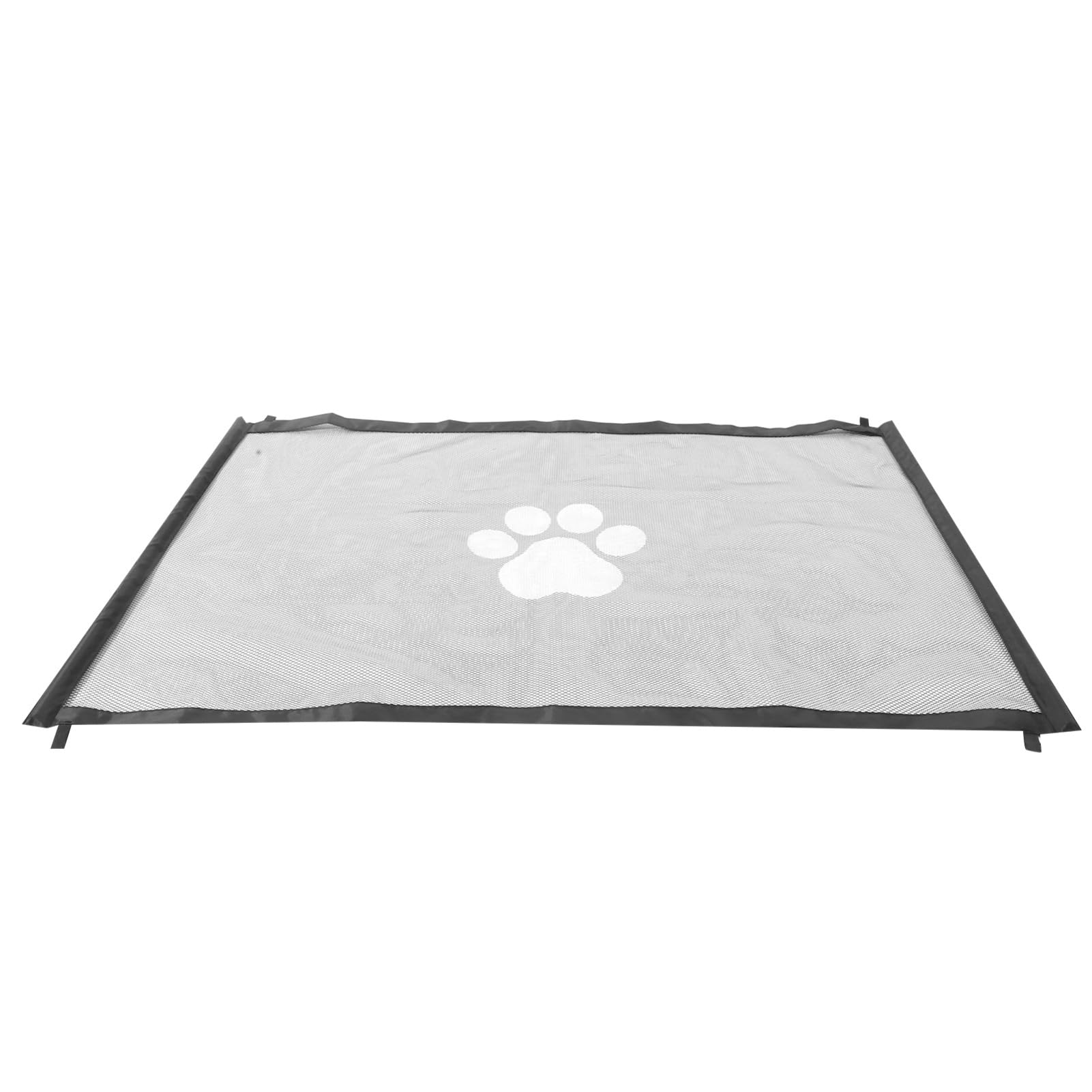 Sosoport Folding Pet Isolation Fence Ventilated Mesh Retractable Indoor Barrier for Cats and Dogs