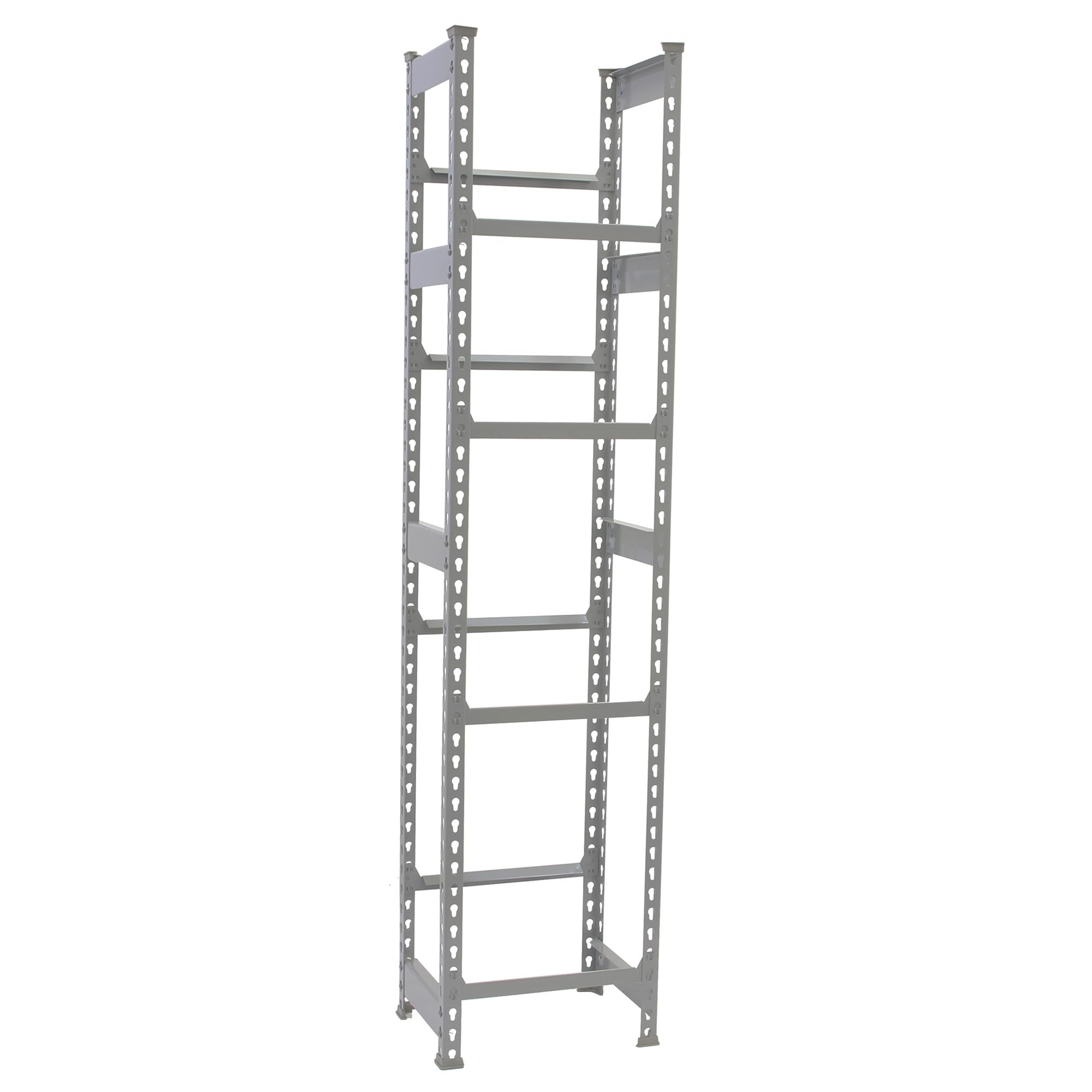 Simon Rack Estantería Cajas de Bebidas, 4 Cajas, 2000x400x300 mm, 4 Alturas, 100 kg de Punto Flexión, Estantería para Bebidas, Galvanizado - Simonbottle