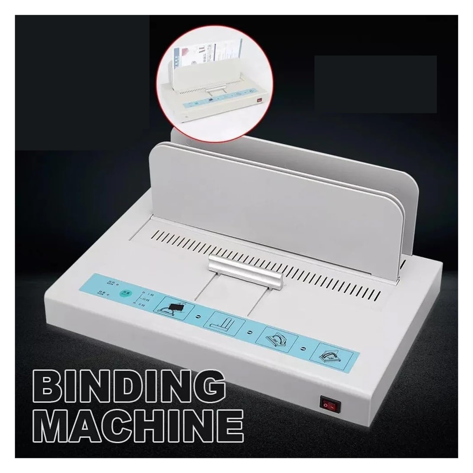 Cartella for rilegatura termica A4, raccoglitore automatico for libri elettrici, documenti contrattuali, fatture, for progetti di ufficio e casa per Relazioni, Contratti