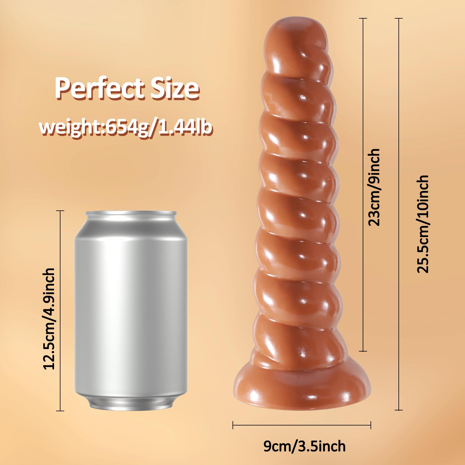 Amazon.com: 10 Inch Huge Anal Plug,Threaded Design Large Butt Plug Dildo  Anal Cone with Strong Suction Cup for G Spot Stimulation Prostate Massager  Anal Stretcher Adult Sex Toys for Women and Men :