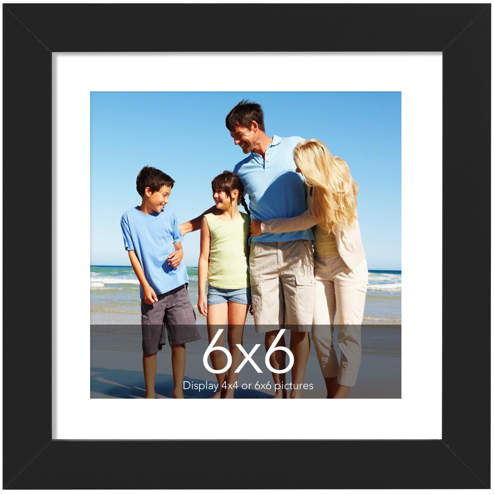 Amazon.com - TWING 6x6 Picture Frames,Black Picture Frames Display ...