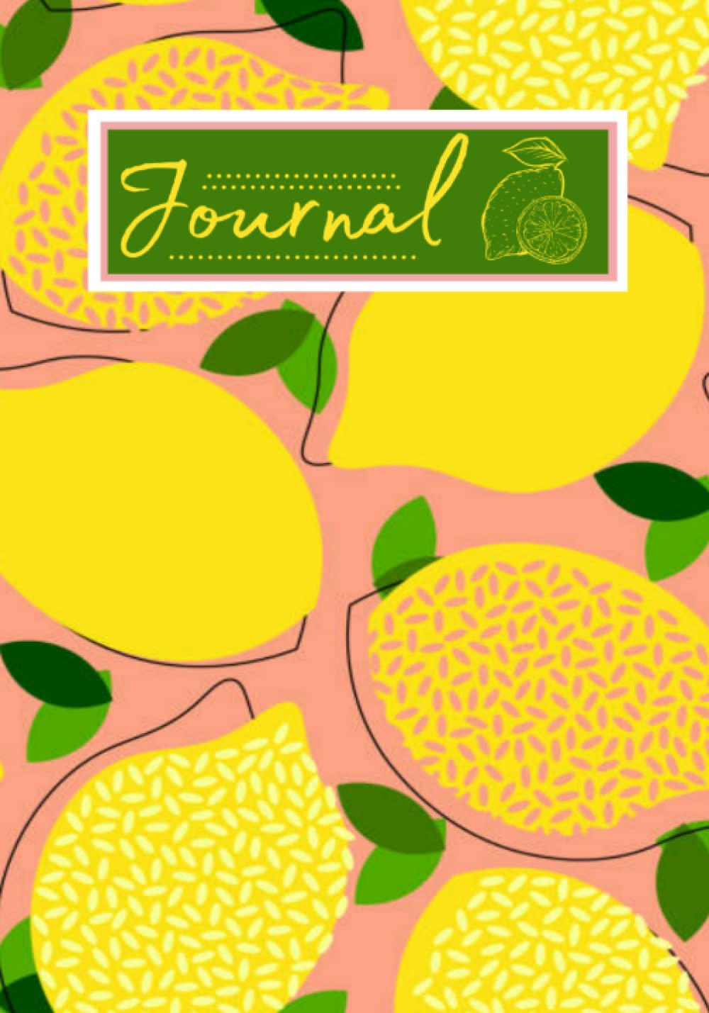Artsy Lemons Journal; Notebook; Diary