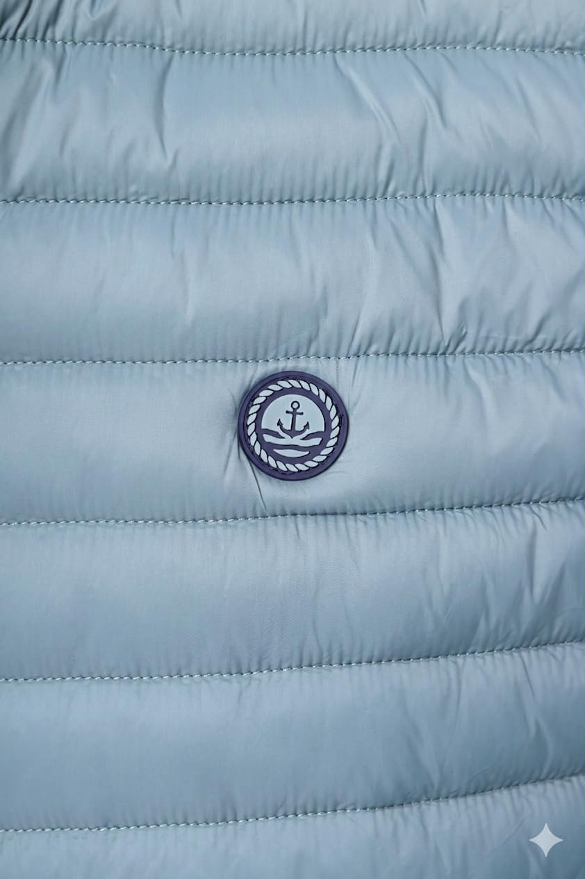 Piumino Uomo Smanicato Leggero Giubbotto Primaverile Autunnale Slim Fit Gilet Mezza Stagione Con Zip Nylon - ESTIVO - 60 GRAMMI - GIACCA ULTRALIGHT