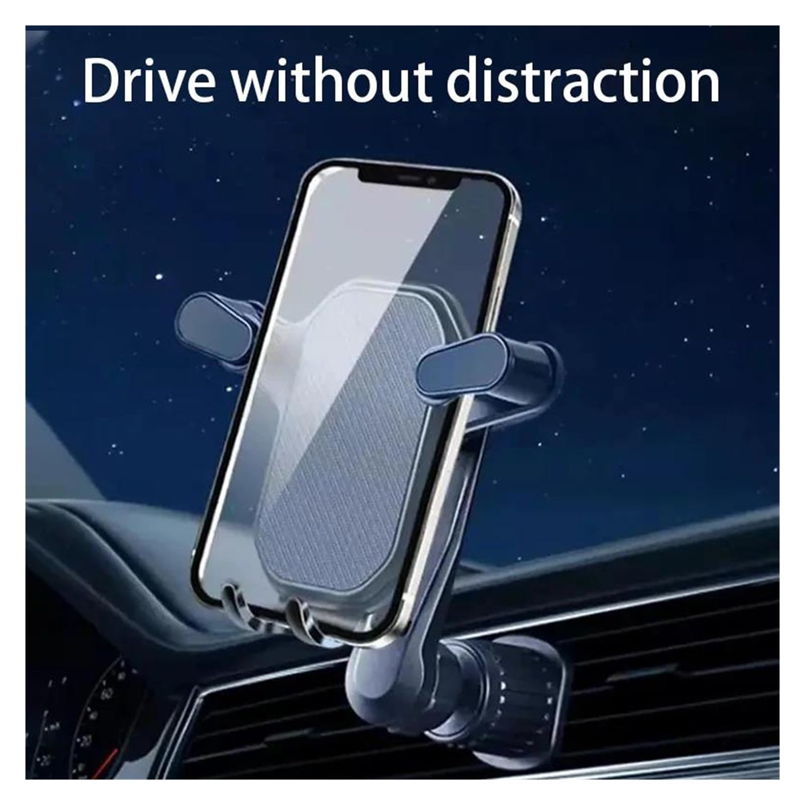 Supporto per telefono da auto Gr&av&it&y, gancio per bocchetta dell'aria, supporto per telefono con rotazione a 360 gradi, supporto per Sm&ar&tp&ho&ne per auto, posizionamento con una sola mano(Extens