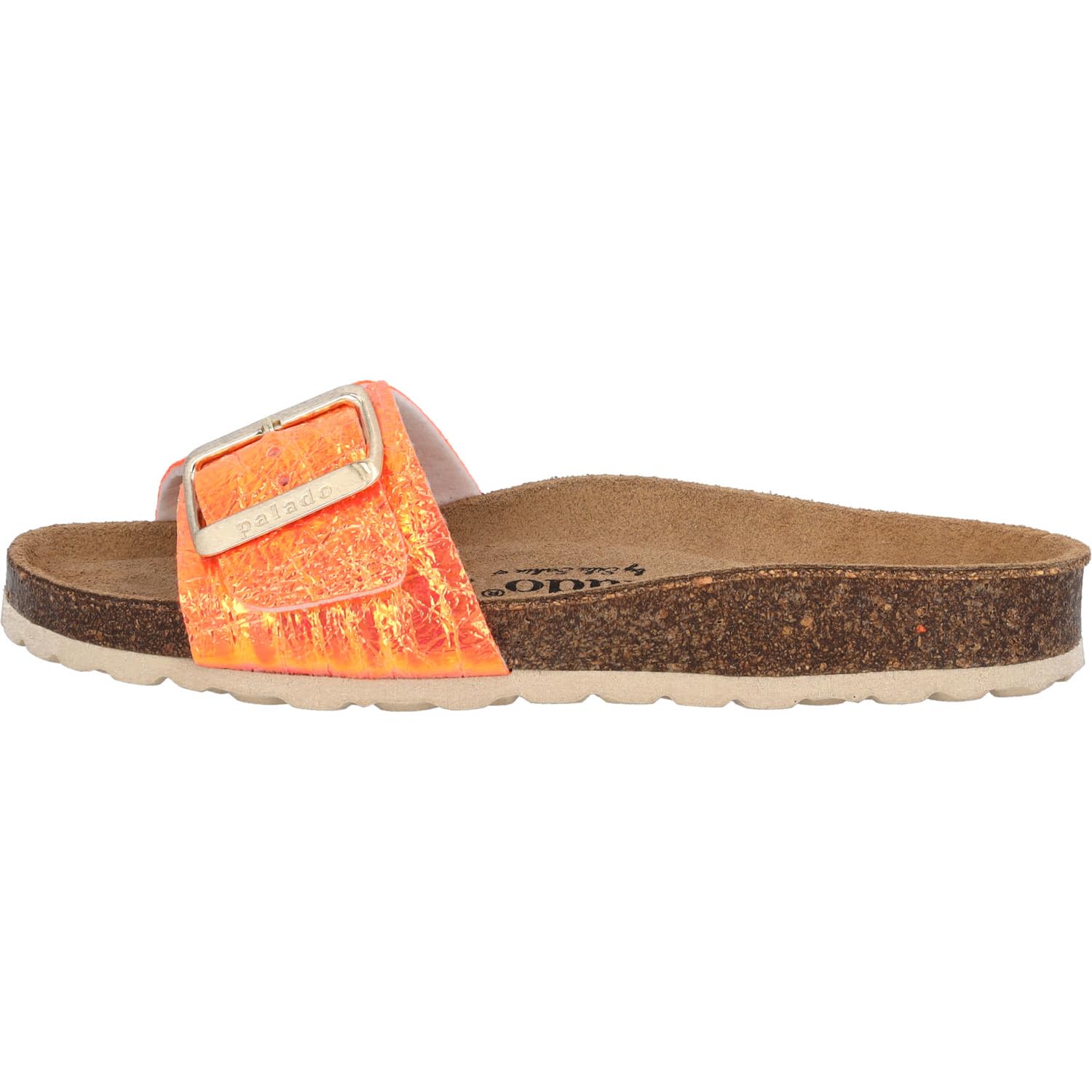 Palado Pantoletten Damen Malta EGS Disco by Sila Sahin - elegante Sandalen Made in Spain - Hausschuhe mit Kork-Fußbett - bequeme Sommerschuhe