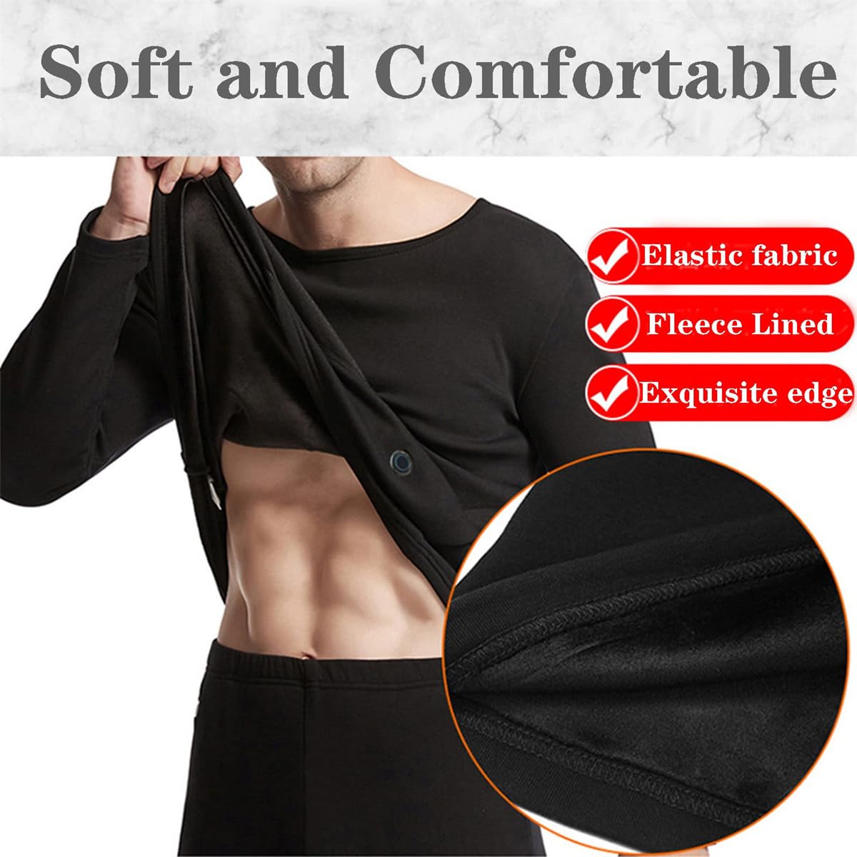 Completo Intimo Termico riscaldato per Uomo, Maglia e Pantaloni Termici elettrici USB, Controllo della Temperatura a 13 Zone