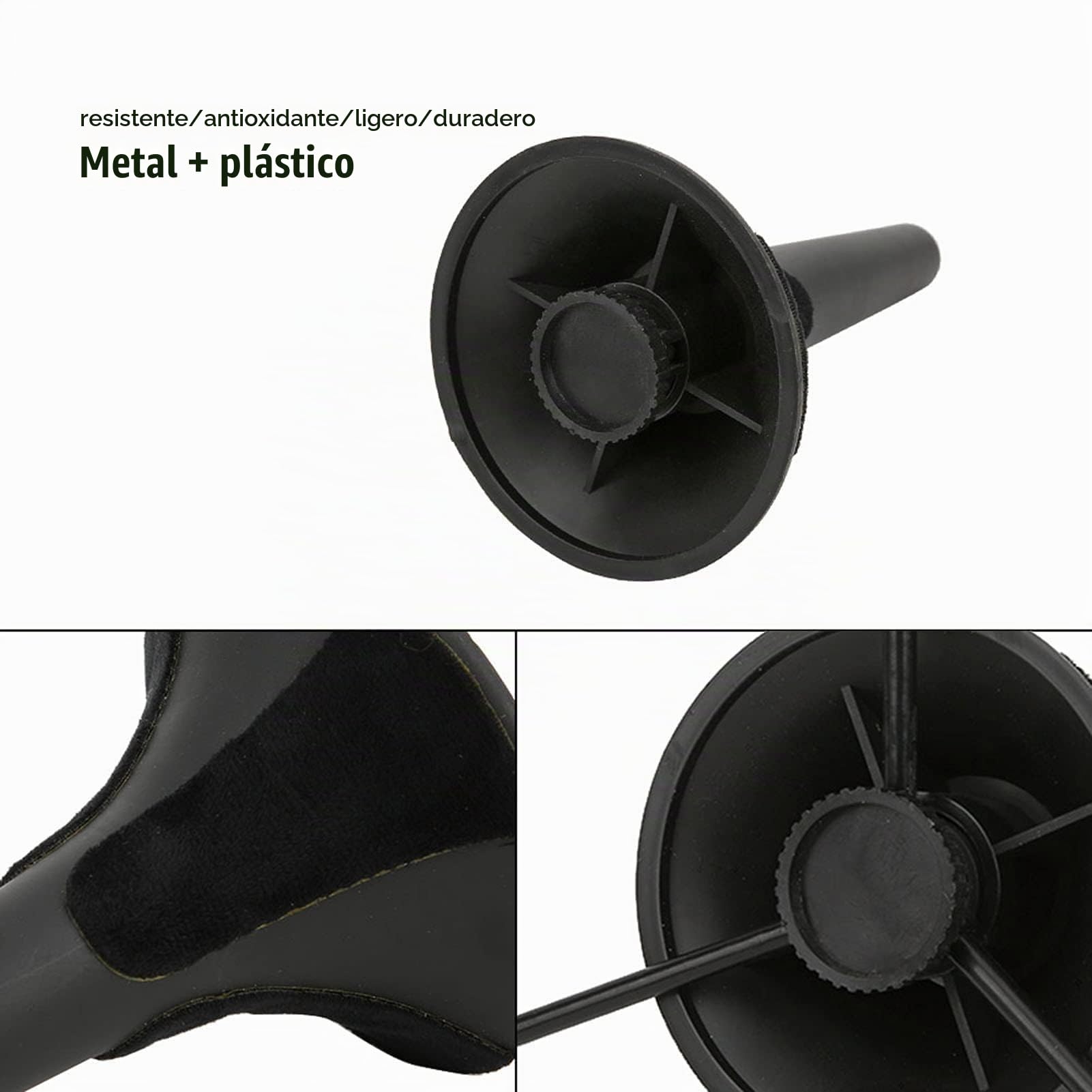 Soporte de Trompeta Plegable, Soportes Desmontables para Instrumentos de Metal 17,5 x 10,5 x 10,5 cm Soporte para Trompeta con 3 Patas Accesorios Instrumentos de Viento para Trompeta, Oboe, Flauta