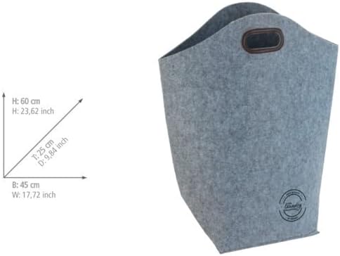 Miniatura 10 de Wenko Cesto de lavandería, gris, grande