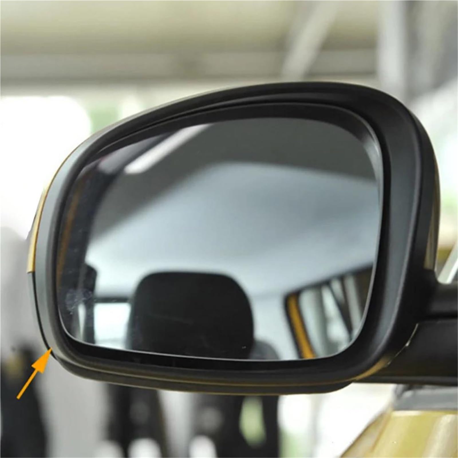 Telaio Per Specchietti Retrovisori Auto Per Skoda Per Fabia 2008 2009-2014 | Copertura dello specchietto laterale specifica veicolo che offre sia decorazione che protezione(Left Driver Side)